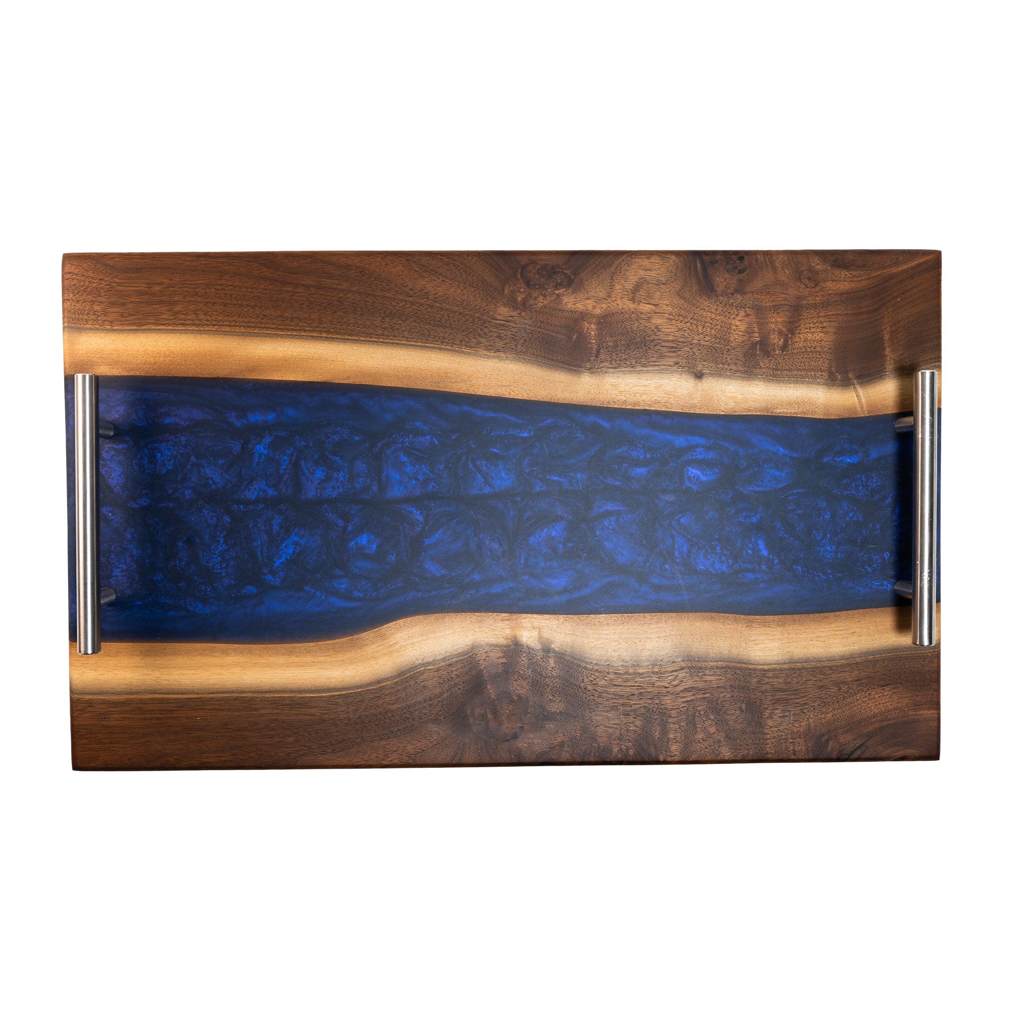 Live Edge Black Walnut River Charcuterie Board