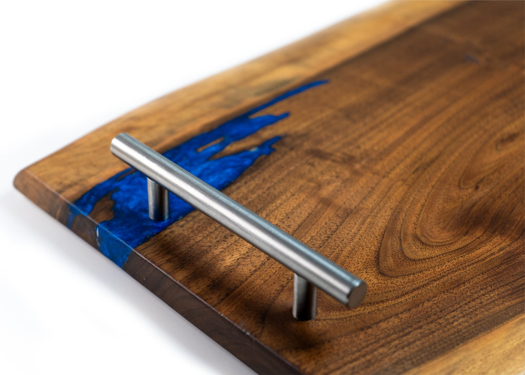 Charcuterie Board with Acrylic Accents