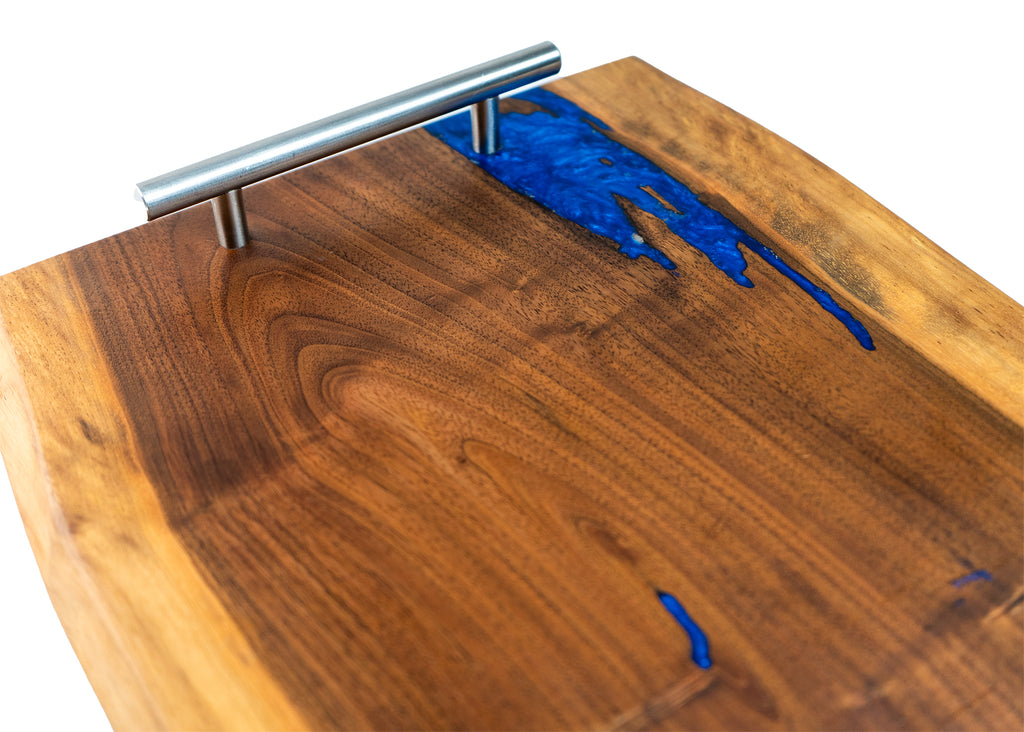 Charcuterie Board with Acrylic Accents